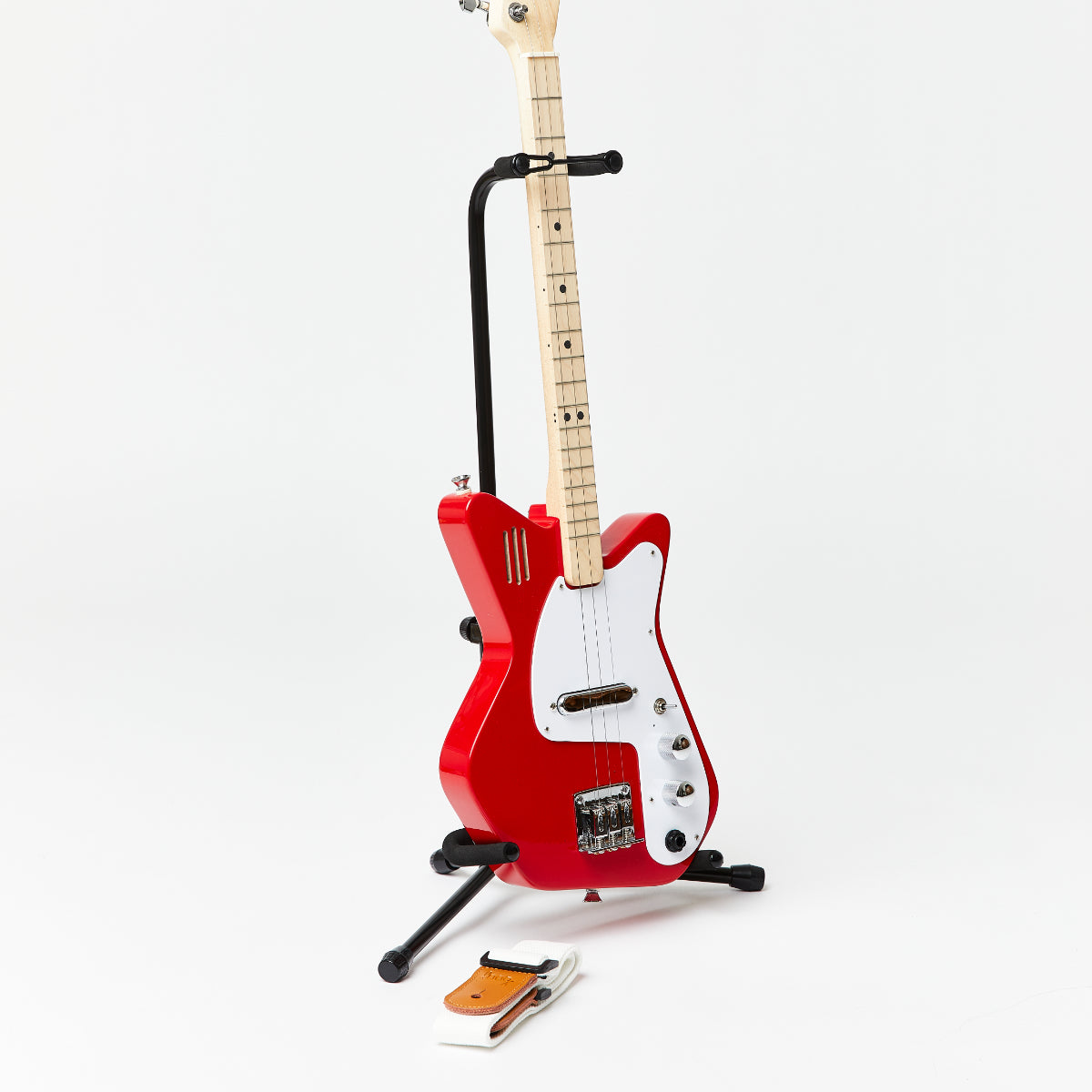 red-guitar-strap-stand